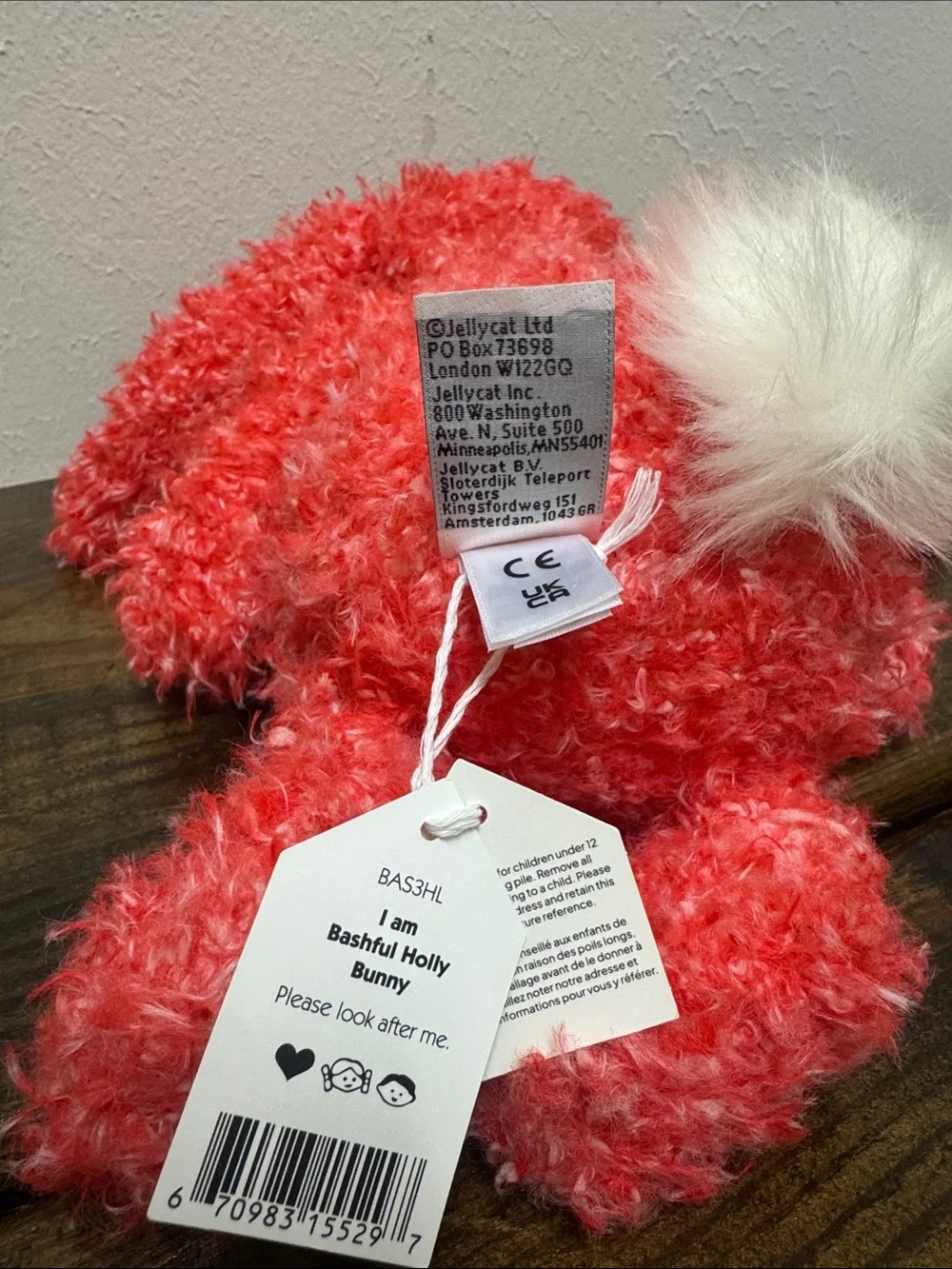 Jellycat Bashful Bunny Holly Retired